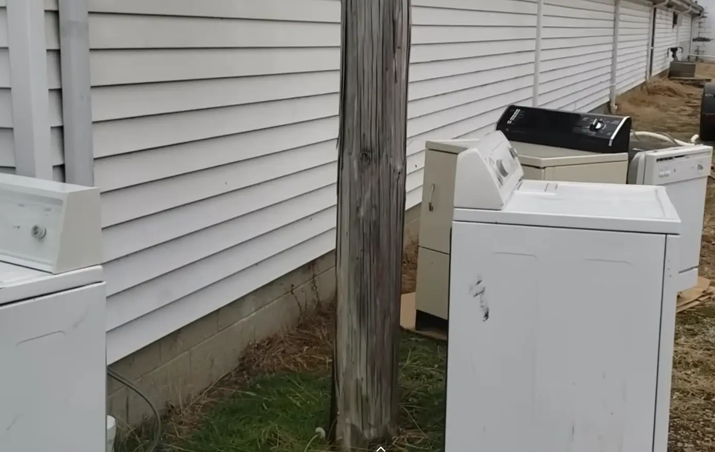 Storm Damaged Appliance