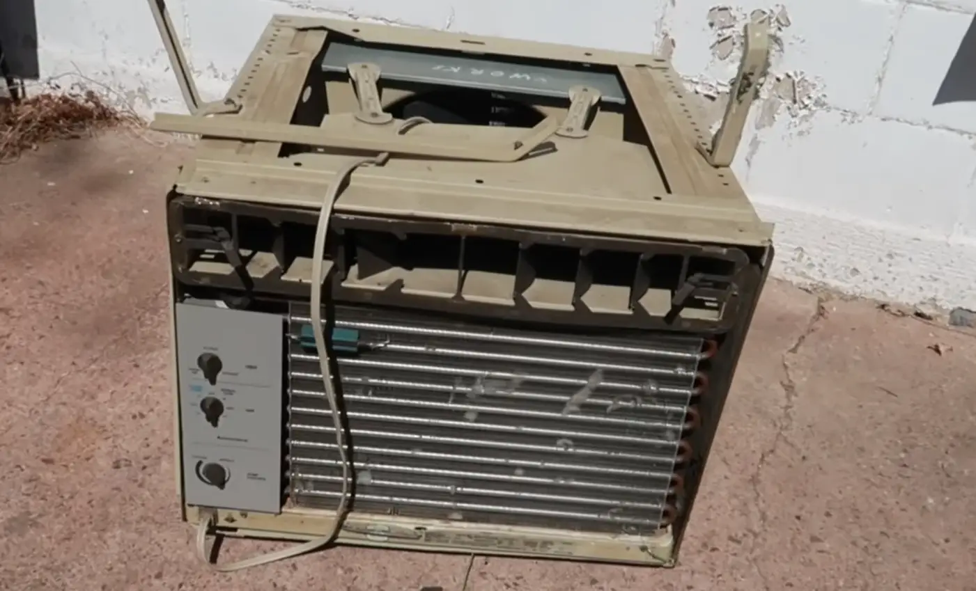 old Air Conditioner Trash